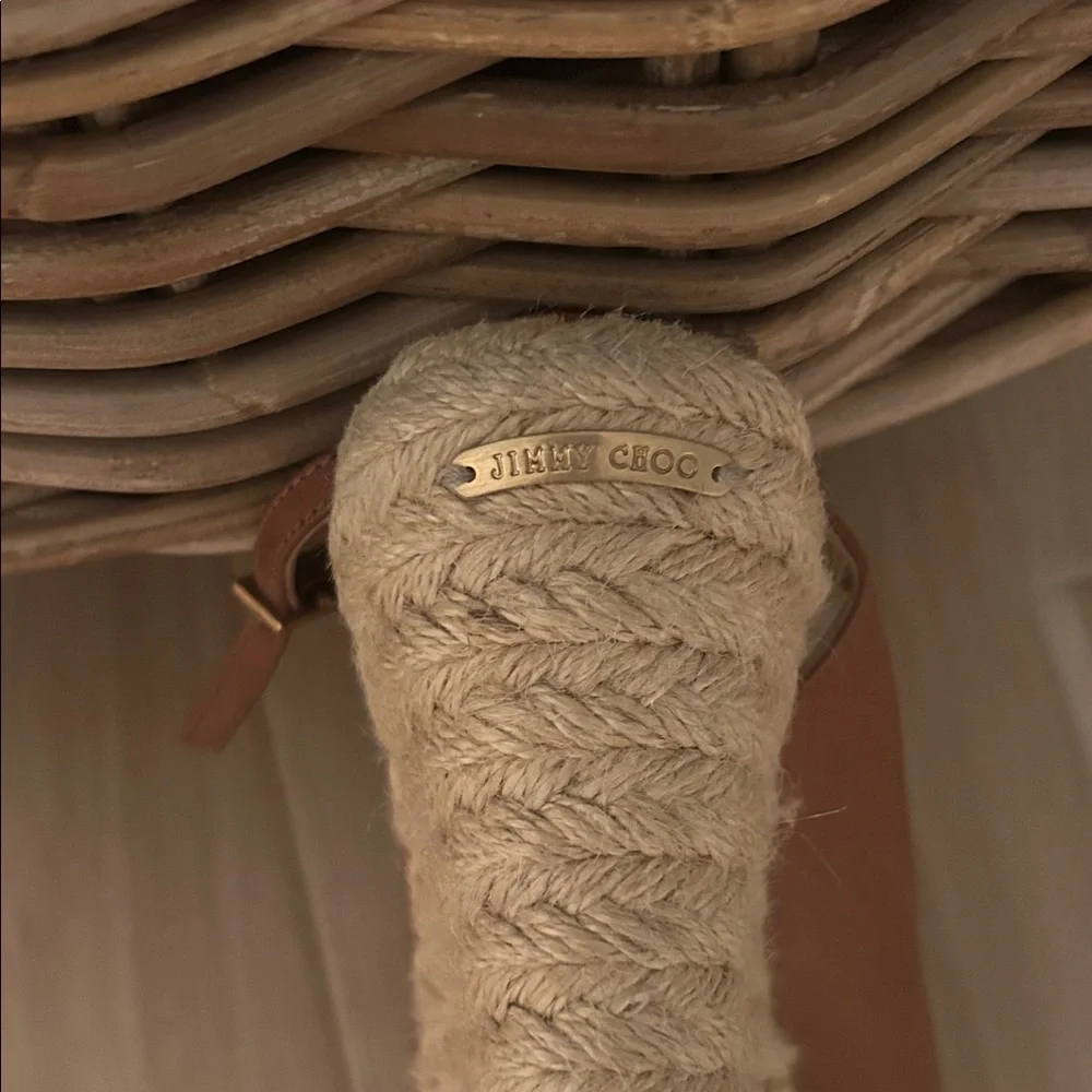 Jimmy Choo Tan Espadrille Slingbacks - Picture 3 of 3